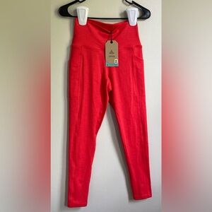 New Prana Becksa coral leggings